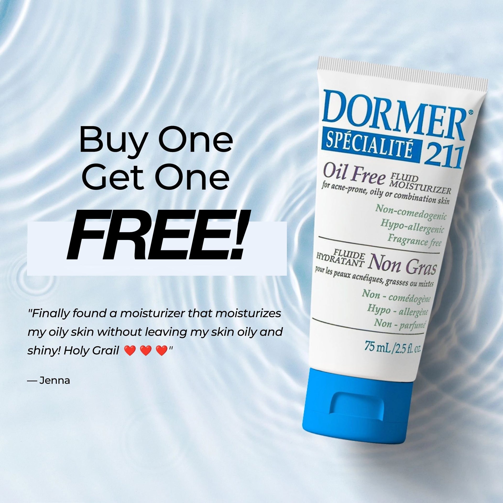 Dormer211 Spécialité Oil Free Moisturizer