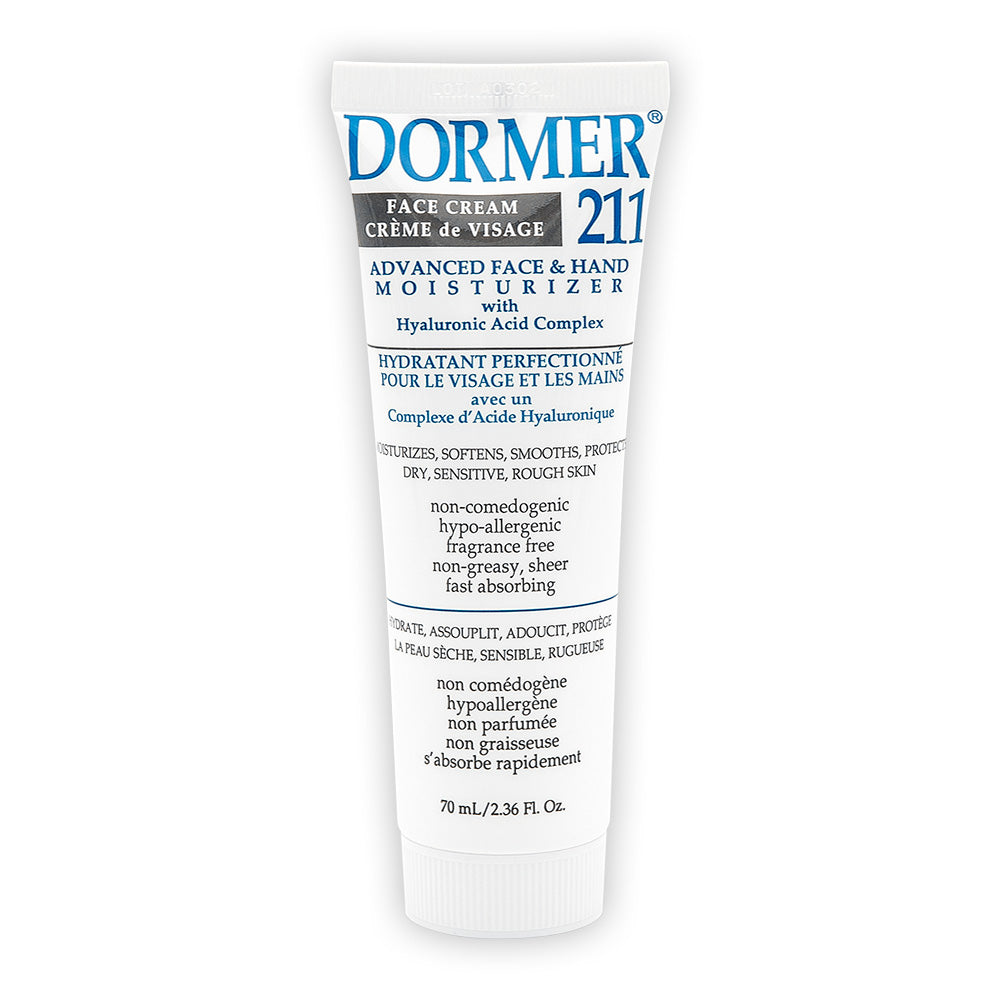 Dormer211 Face Cream, Sheer Moisture for Face with Hyaluronic Acid Complex